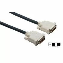 Illustration depicting 1.8m DVI-D Male to DVI-D Male Single Link Cable for Monitor PC Computer : MicroDream.co.uk