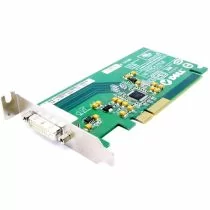 Illustration depicting Dell X8762 0X8762 Sil1364 ADD2-N PCI-Express DVI-D Low Profile Adapter Card : MicroDream.co.uk