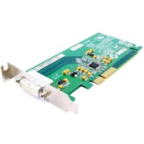 Illustration depicting Dell FH868 0FH868 Sil 1364A ADD2-N PCI-Express DVI-D Low Profile Adapter Card : MicroDream.co.uk