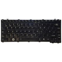 Illustration depicting Genuine Toshiba Satellite Pro U500 Keyboard V101462AK1 H000015740 : MicroDream.co.uk