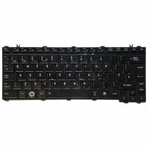Illustration depicting Genuine Toshiba Satellite Pro U500 Keyboard V101462AK1 H000015740 : MicroDream.co.uk