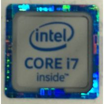 Genuine Intel Core i7 Inside Case Badge Sticker (6th Generation) 18mm x 18mm