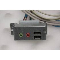 Illustration depicting Acer Aspire T650 USB Audio Port Panel 2JB22-026