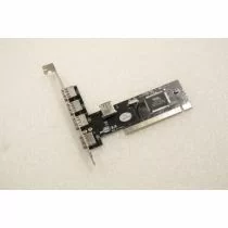 VIA 5-Port USB PCI adapter card VT6212L chipset top view