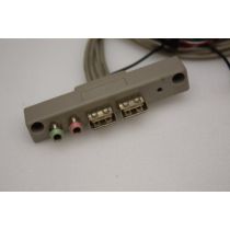 Illustration depicting Philips iQon Gus01 USB Audio Ports Panel