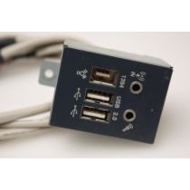 Illustration depicting HP Pavilion a000 USB Audio Firewire Ports Panel 5002-9827