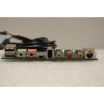 Medion MT 506 USB Audio Video Panel Ports Cables