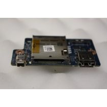 Illustration depicting Dell Studio 1745 1747 USB Card Reader Firewire Ports Board FYGWR 0FYGWR