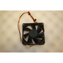 Illustration depicting EZcool EZF8025 80mm x 25mm 3Pin Case Fan