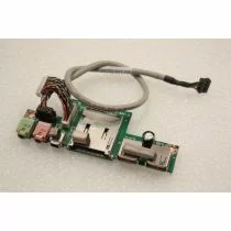 Illustration depicting Acer Aspire L320 Audio Firewire Card Reader USB Ports Board 4S722-011-GP : MicroDream.co.uk