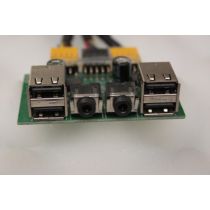 Illustration depicting Acer Aspire AX3400 AX3960 54.25066.001 USB Audio Ports Panel Board