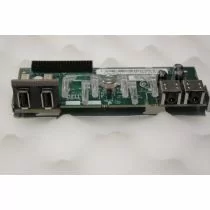 Illustration depicting Dell Optiplex GX520 GX620 P8477 Power Button USB Audio Panel Board : MicroDream.co.uk