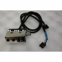 HP Compaq dx2300M USB Audio Ports Pane