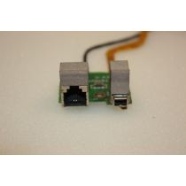 Illustration depicting HP Compaq nx9010 Modem Firewire Ports Board DAKT9TB26C3