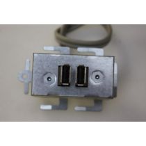 Illustration depicting HP Compaq Evo D31M USB Ports Panel