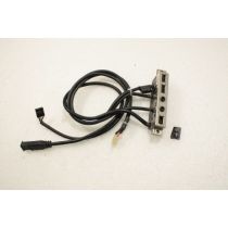 Illustration depicting HP Workstation XW6200 Firewire Audio USB Ports Panel 321974-001