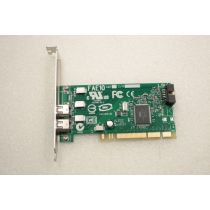 Dell H924H 2 Port FireWire PCI Adapter Card FAE10