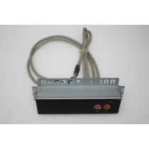 Illustration depicting eMachines 5220 Front Audio I/O Panel Ports 144365