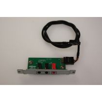Illustration depicting HP Pavilion m9000 IR I/O Board Ports Panel 5070-4709 GLF-680-070-603