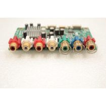 Illustration depicting Sony Vaio VGX-XL202 Media Centre Back Audio Ports Board ANL-65 178934321