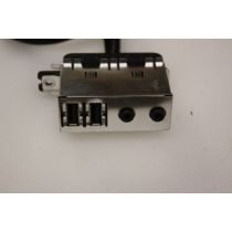 Illustration depicting HP Compaq DX2250 Microtower USB Audio Ports Panel