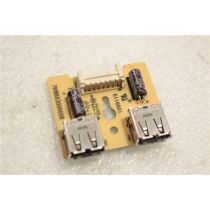 Illustration depicting Dell P190SF USB Port Board 791860300000R 491660300100H ILC-015 Rev B