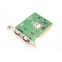 Illustration depicting MRi 2 Ports PCI Serial Adapter Card MRI-PCIDS/R : MicroDream.co.uk