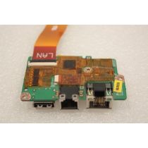 Illustration depicting Toshiba Satellite Pro U400 Modem Ethernet USB Port Board DA0BU2TH8D0