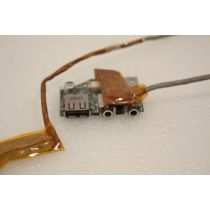 Illustration depicting HP Pavilion zd8000 USB Audio Ports Board Cable DDNT2AAB006