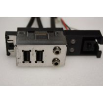 HP dc5750 Microtower Power Button USB Audio LED Panel 410119-001 411258-001