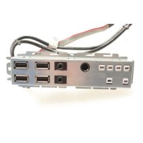 Illustration depicting Dell OptiPlex 790 SFF USB Audio Ports Panel 87G1H 087G1H