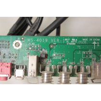 Illustration depicting Advent T9404 USB Audio Firewire Video Port Panel MS-4019