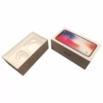 iPhone X Space Gray A1901 Empty Phone Box With Inserts Only