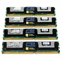 Illustration depicting 16GB (4x4GB) KVR667D2Q8F5/4G DDR2 PC2-5300F 4Rx8 667MHz ECC FB Server Memory Ram : MicroDream.co.uk