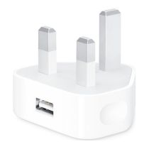 Apple 5W USB Power Adapter A1399 – UK 3-pin – front view