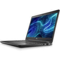 Dell Latitude 5490 business laptop front view with 14-inch HD display Windows 11 Pro