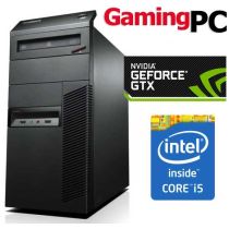 Illustration depicting Gaming PC Lenovo M91p Tower Quad Core i5-2400 8GB GTX 1050 Ti WiFi Windows 10 64Bit Desktop Computer : MicroDream.co.uk