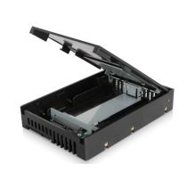 Illustration depicting Icy Dock 2.5" to 3.5" SATA SSD HDD Adapter Caddy MB882SP-1S-2B : MicroDream.co.uk