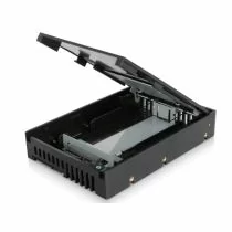 Illustration depicting Icy Dock 2.5" to 3.5" SATA SSD HDD Adapter Caddy MB882SP-1S-2B : MicroDream.co.uk
