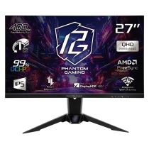 Illustration depicting ASRock 27" Gaming Monitor - PG27QFW2A - QHD IPS 400Hz HDMI, DisplayPort