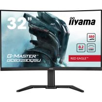 Illustration depicting iiyama 32" Curved Gaming Monitor - GCB3280QSU-B2 - QHD 180Hz HDMI, DisplayPort