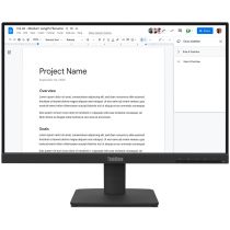 Illustration depicting Lenovo 22" Monitor - S22-4e - Full HD 100Hz