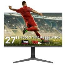 Illustration depicting piXL 27" Gaming Monitor - CM27G7 - QHD IPS 100Hz HDMI, DisplayPort Lightweight