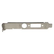 Full height dms-59 and s-video graphics card bracket rear view