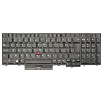 Lenovo ThinkPad P52 P72 P53 P73 UK QWERTY Keyboard 01YP708 SN20P34524 front view