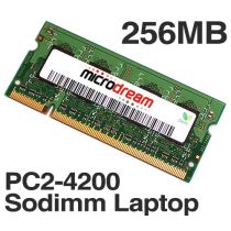 Illustration depicting 256MB PC2-4200 533MHz 200Pin DDR2 Sodimm Laptop Memory RAM : MicroDream.co.uk