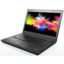 Lenovo ThinkPad T460 14-inch business laptop angled front view with display