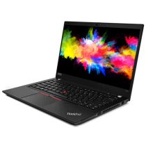 Lenovo ThinkPad T490 14" FHD Laptop – front view with display on