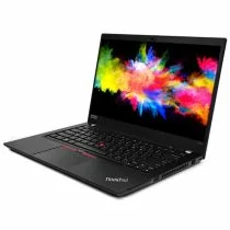 Lenovo ThinkPad T490 14" FHD Laptop – front view with display on