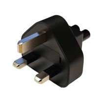 Linetek UK Plug to C5 Cloverleaf Male Converter LT-D56